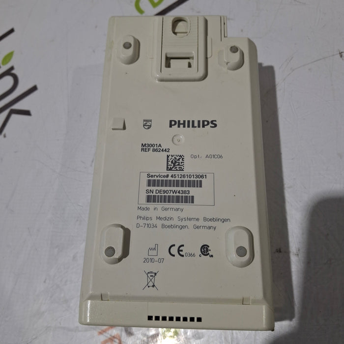 Philips M3001A-A01C06 Fast SpO2, NIBP, ECG, Temp, IBP MMS Module
