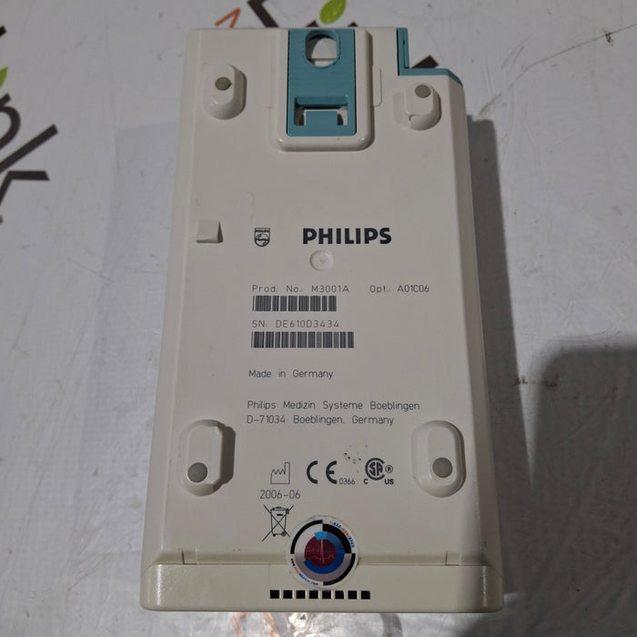 Philips M3001A-A01C06 Fast SpO2, NIBP, ECG, Temp, IBP MMS Module