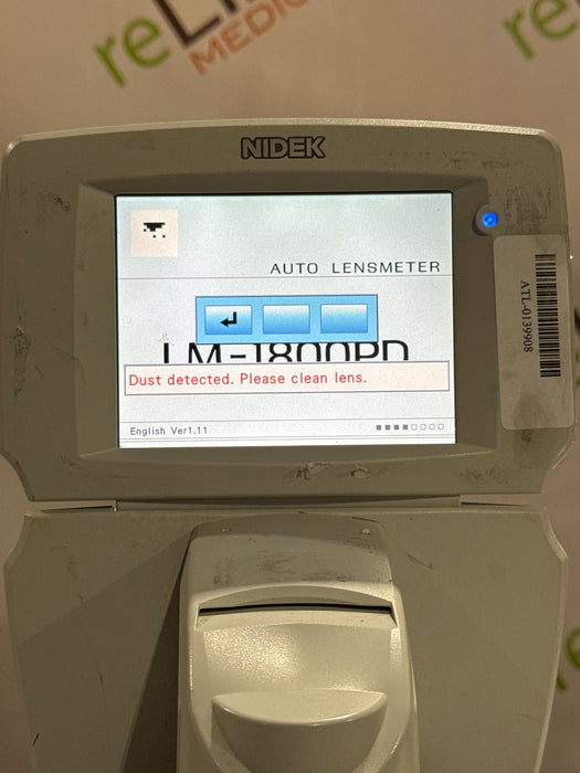 Nidek LM-1800PD Auto Lensmeter