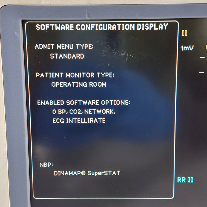 GE Healthcare Dash 4000 - Masimo SpO2 Patient Monitor