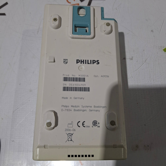 Philips M3001A-A01C06 Fast SpO2, NIBP, ECG, Temp, IBP MMS Module
