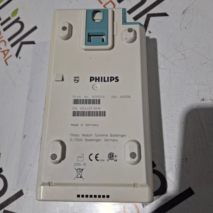 Philips M3001A-A01C06 Fast SpO2, NIBP, ECG, Temp, IBP MMS Module