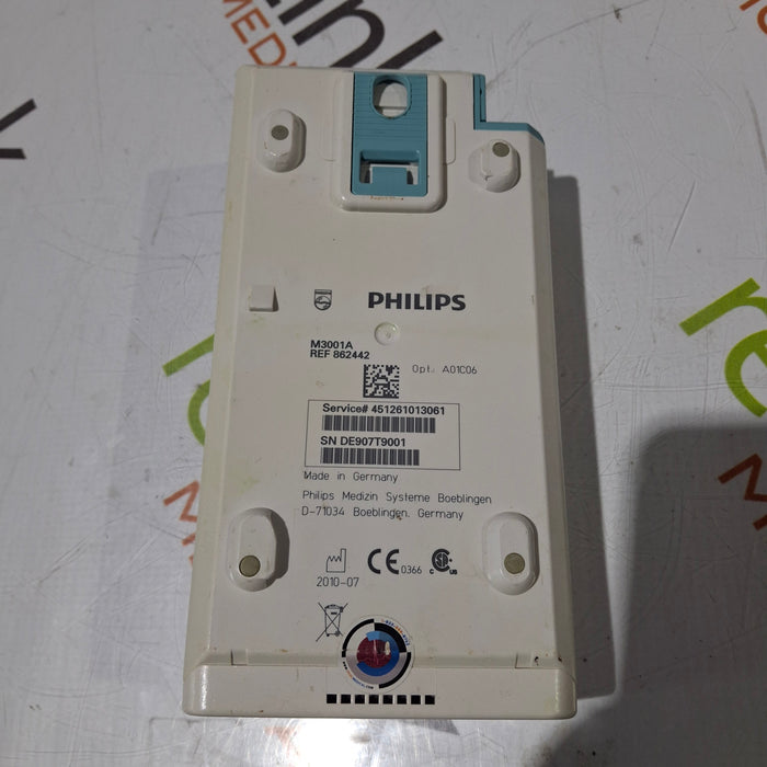 Philips M3001A-A01C06 Fast SpO2, NIBP, ECG, Temp, IBP MMS Module
