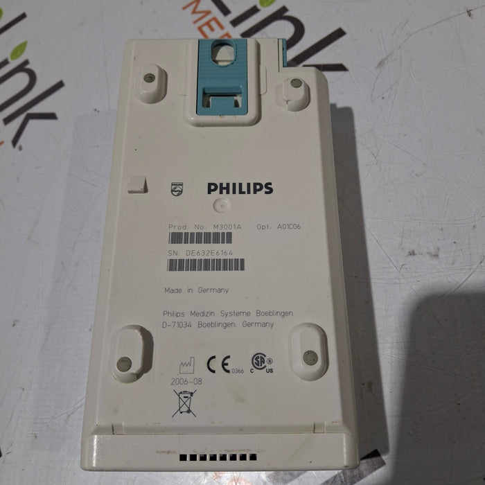 Philips M3001A-A01C06 Fast SpO2, NIBP, ECG, Temp, IBP MMS Module