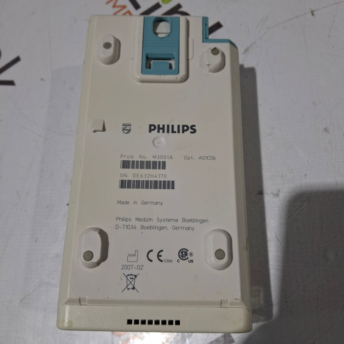 Philips M3001A-A01C06 Fast SpO2, NIBP, ECG, Temp, IBP MMS Module