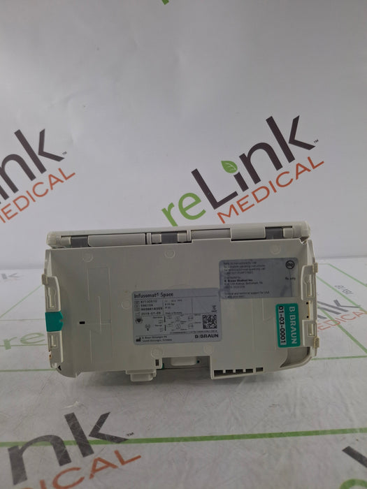 B. Braun Infusomat Space w/Pole Clamp & AC Adapter Infusion Pump