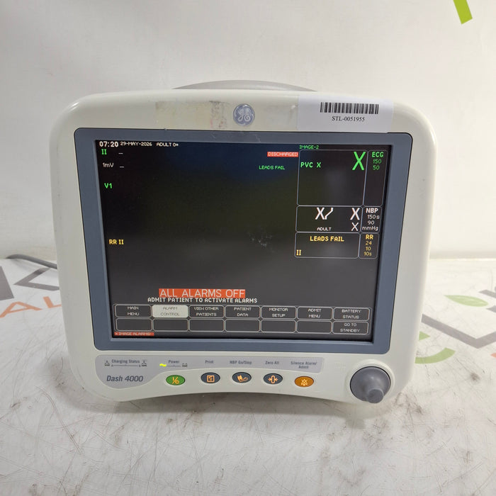 GE Healthcare Dash 4000 - Masimo SpO2 Patient Monitor