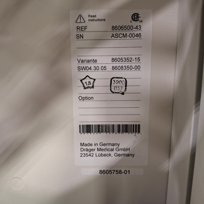 Draeger Medical Apollo Anesthesia System
