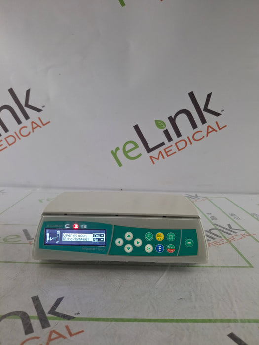 B. Braun Infusomat Space w/Pole Clamp & AC Adapter Infusion Pump