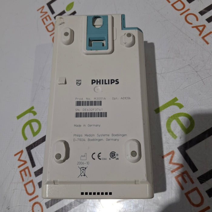 Philips M3001A-A01C06 Fast SpO2, NIBP, ECG, Temp, IBP MMS Module