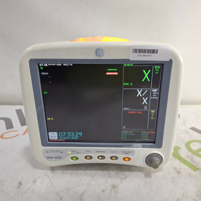 GE Healthcare Dash 4000 - Masimo SpO2 Patient Monitor