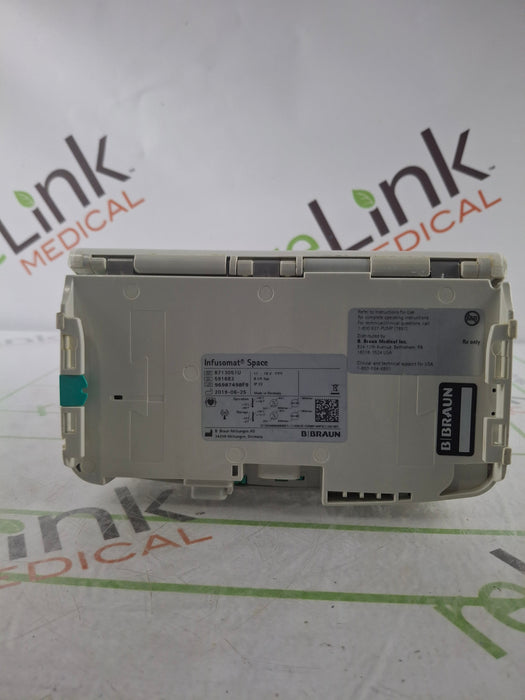 B. Braun Infusomat Space w/Pole Clamp & AC Adapter Infusion Pump