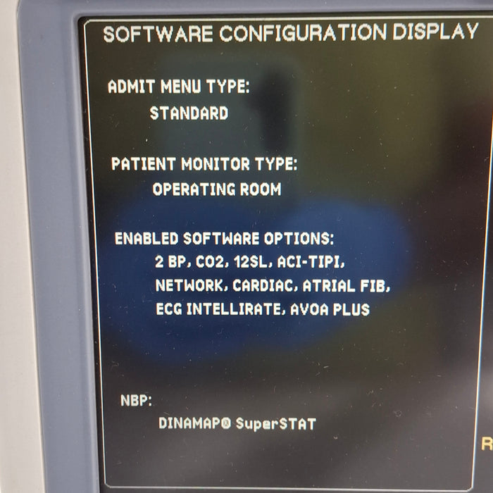 GE Healthcare Dash 5000 - Masimo SpO2 Patient Monitor