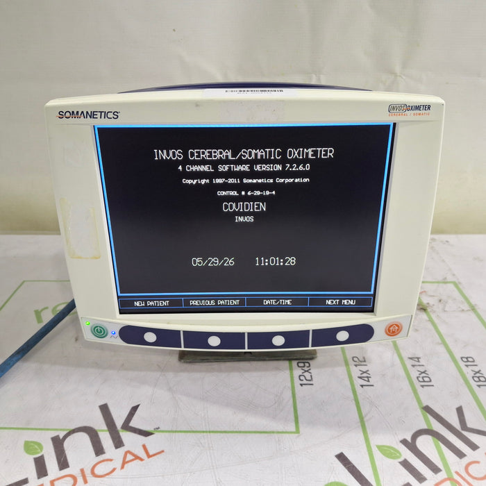 Somanetics Invos 5100C Cerebral Oximeter Monitor