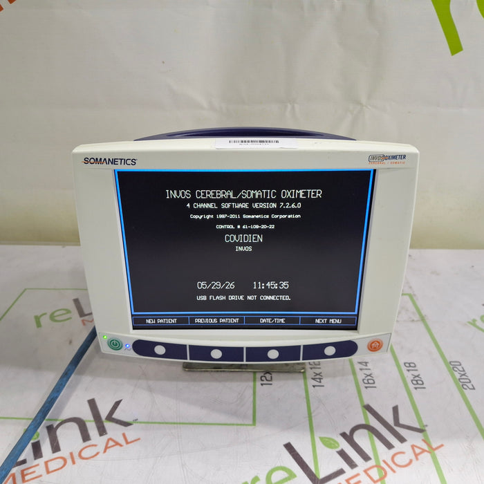 Somanetics Somanetics Invos 5100C Cerebral Oximeter Monitor Patient Monitors reLink Online