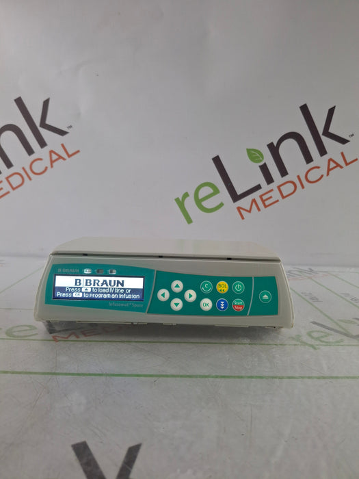 B. Braun Infusomat Space w/Pole Clamp & AC Adapter Infusion Pump