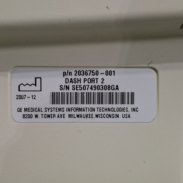 GE Healthcare Dash Port 2 Docking Station