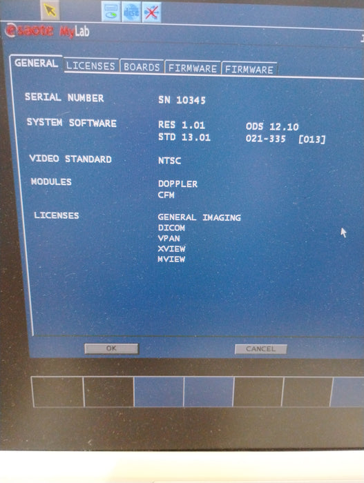 Esaote BioSound MyLab 40 Ultrasound