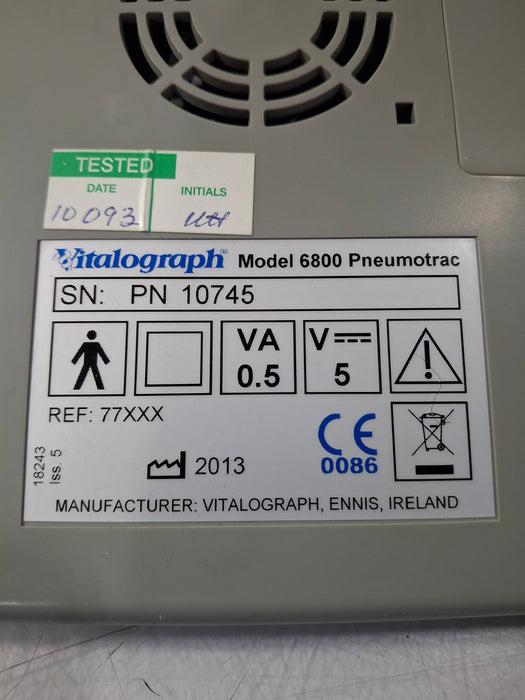 Vitalograph Model 6800 Pneumotrac Spirometer