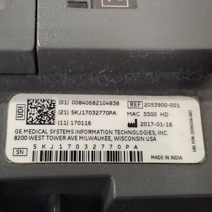 GE Healthcare MAC 5500 HD ECG without CAM Module