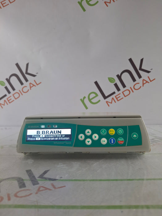 B. Braun Infusomat Space w/Pole Clamp & AC Adapter Infusion Pump