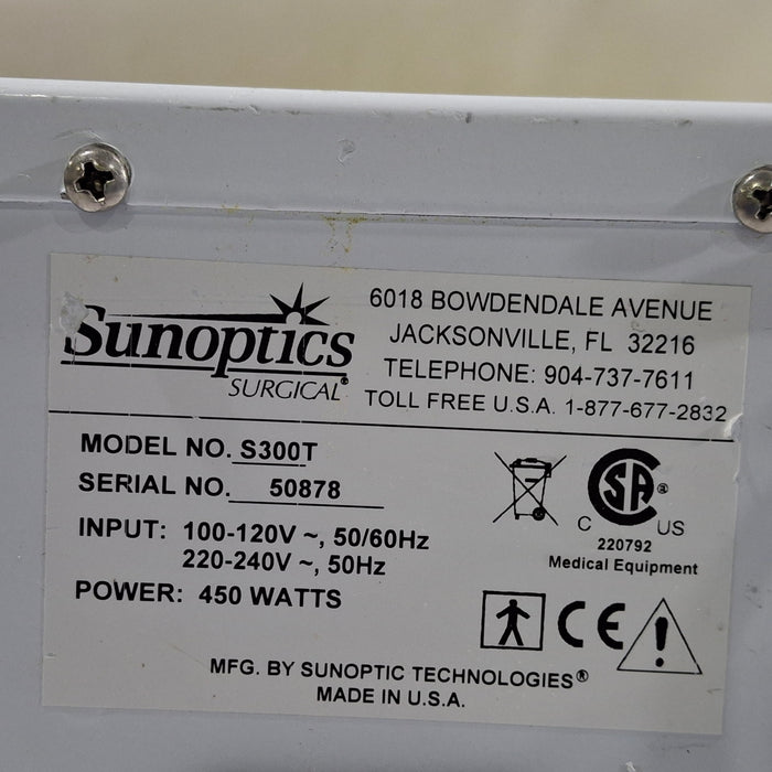 Sunoptic Technologies Titan 300HP Light Source