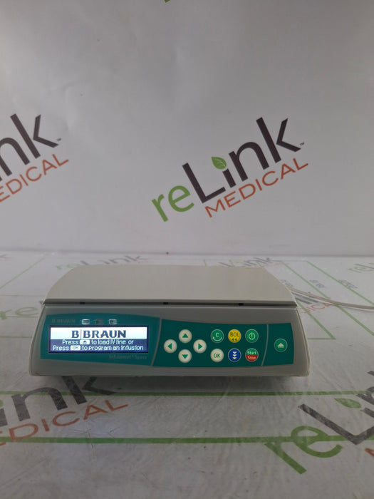 B. Braun Infusomat Space w/Pole Clamp & AC Adapter Infusion Pump