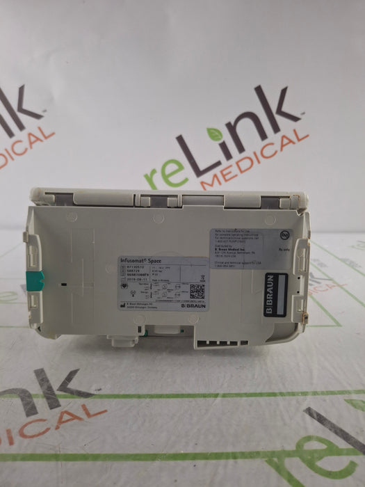 B. Braun Infusomat Space w/Pole Clamp & AC Adapter Infusion Pump