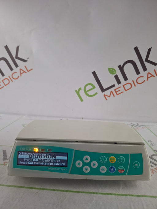 B. Braun B. Braun Infusomat Space w/Pole Clamp & AC Adapter Infusion Pump Infusion Pump reLink Online