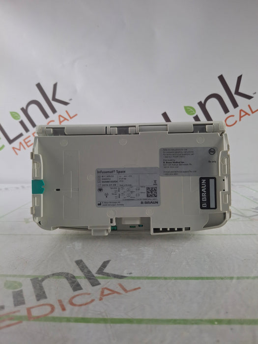 B. Braun Infusomat Space w/Pole Clamp & AC Adapter Infusion Pump