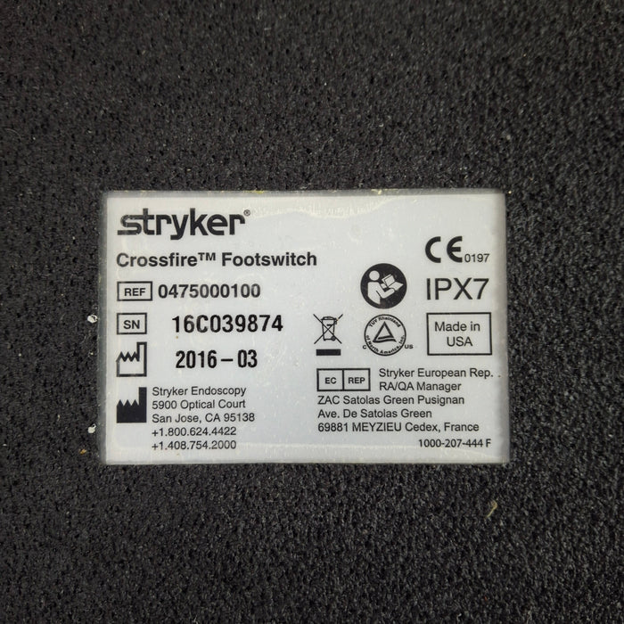 Stryker Crossfire Footswitch