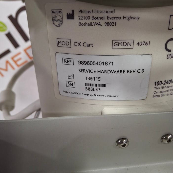 Philips CX Ultrasound Cart