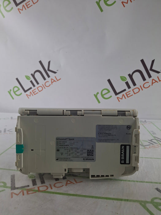 B. Braun Infusomat Space w/Pole Clamp & AC Adapter Infusion Pump
