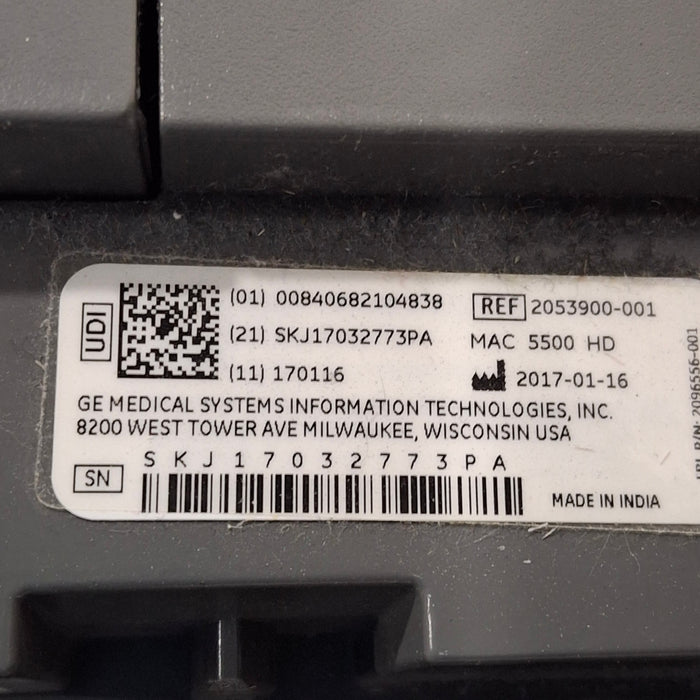 GE Healthcare MAC 5500 HD ECG without CAM Module