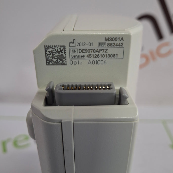 Philips M3001A-A01C06 Fast SpO2, NIBP, ECG, Temp, IBP MMS Module