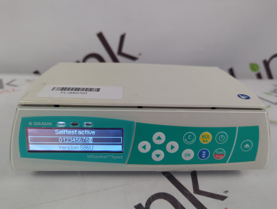 B. Braun Infusomat Space w/AC Adapter Infusion Pump