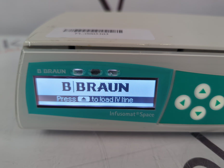 B. Braun Infusomat Space w/AC Adapter Infusion Pump