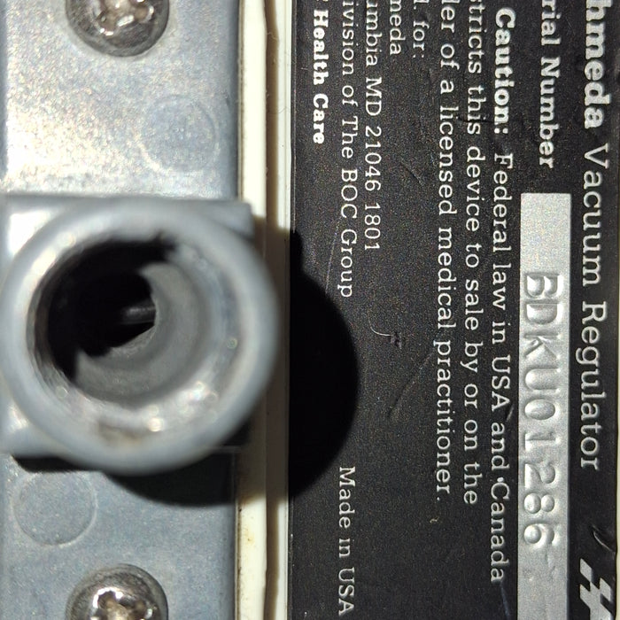 Ohmeda Medical 200 Intermittent Suction Unit