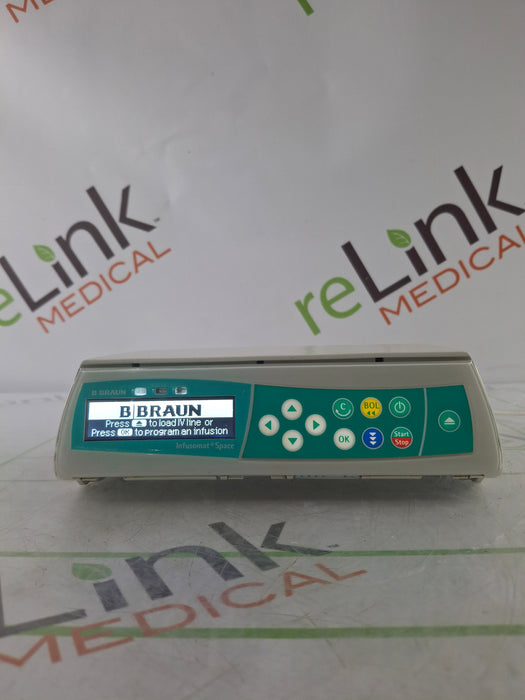 B. Braun Infusomat Space w/Pole Clamp & AC Adapter Infusion Pump