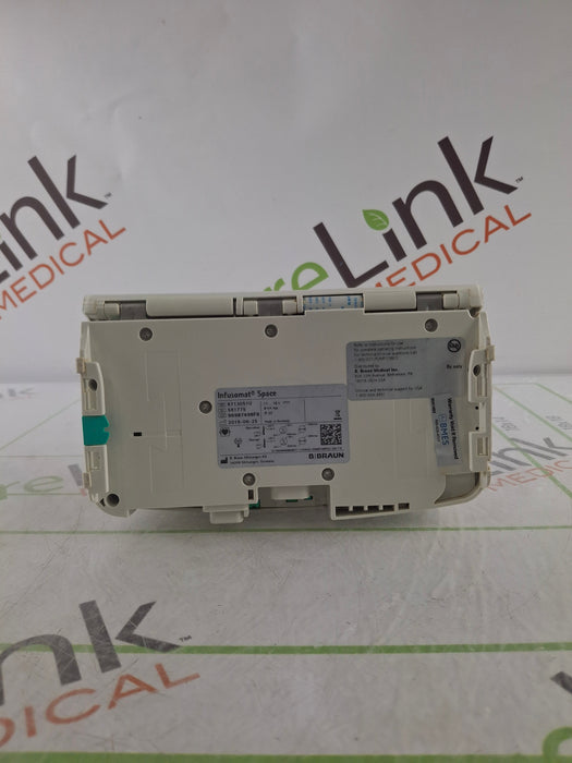 B. Braun Infusomat Space w/Pole Clamp & AC Adapter Infusion Pump