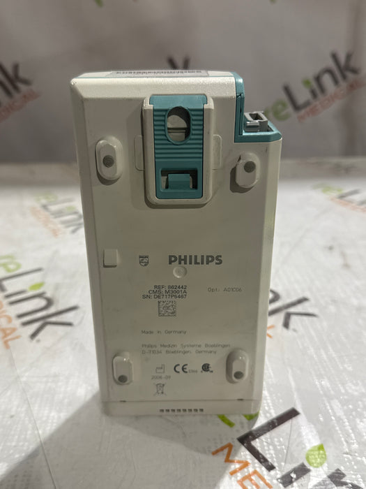 Philips M3001A-A01C06 Fast SpO2, NIBP, ECG, Temp, IBP MMS Module