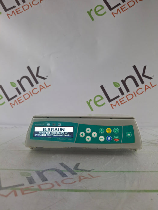 B. Braun Infusomat Space w/Pole Clamp & AC Adapter Infusion Pump