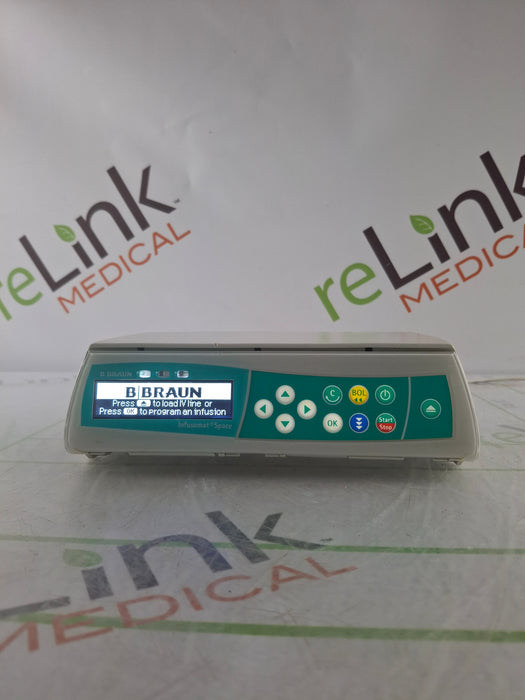B. Braun Infusomat Space w/Pole Clamp & AC Adapter Infusion Pump