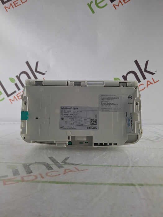 B. Braun Infusomat Space w/Pole Clamp & AC Adapter Infusion Pump