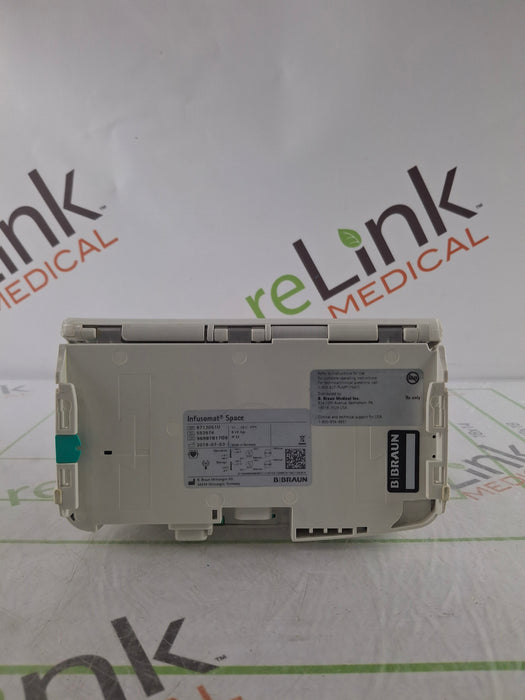B. Braun Infusomat Space w/Pole Clamp & AC Adapter Infusion Pump