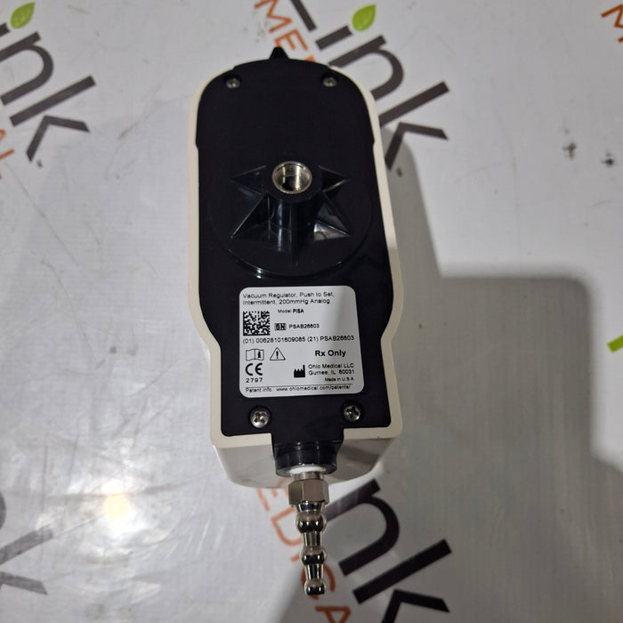 Ohio Medical Corporation Push to Set Vacuum Regulator