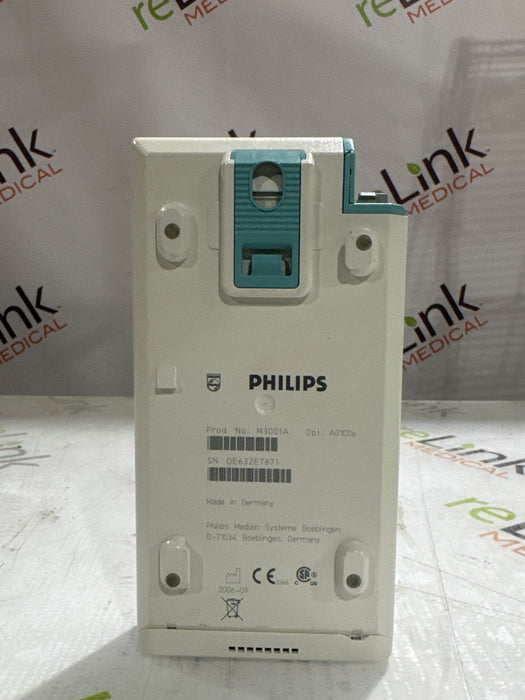 Philips M3001A-A01C06 Fast SpO2, NIBP, ECG, Temp, IBP MMS Module