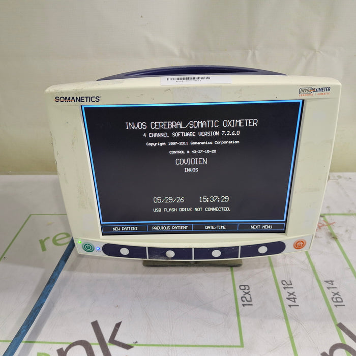 Somanetics Invos 5100C Cerebral Oximeter Monitor