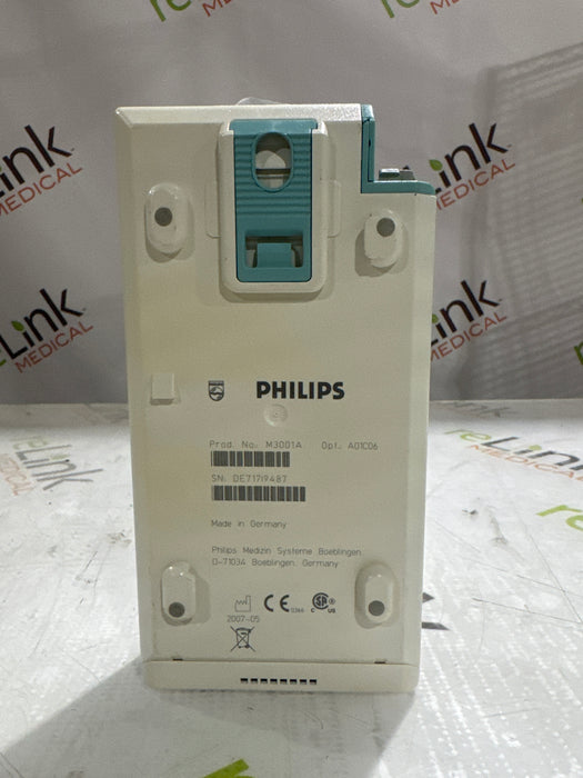 Philips M3001A-A01C06 Fast SpO2, NIBP, ECG, Temp, IBP MMS Module