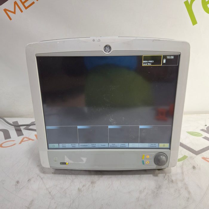 GE Healthcare Carescape B650 Post Anesthesia Care Patient Monitor